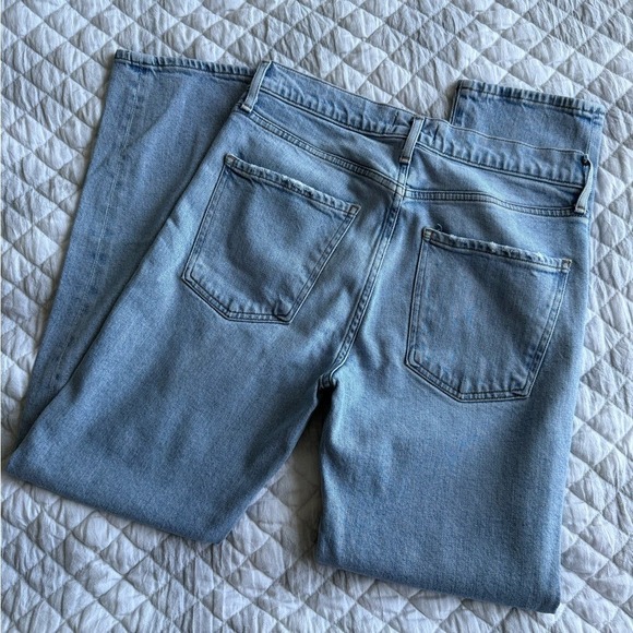 Agolde Classic Blue Denim Jeans - Picture 6 of 8